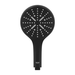 Para de dus Grohe Rainshower 130 SmartActive negru mat 3 tipuri de jet - Img 5