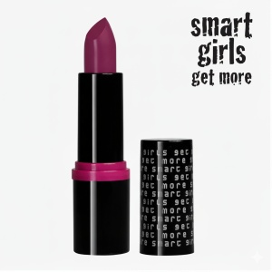 Ruj de buze cu pigment intens Smart Girls Get More, Colectia Long lasting love, rezistent la apa, Sugar Plum - Img 1
