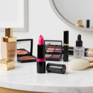 Ruj de buze cu pigment intens Smart Girls Get More, Colectia Long lasting love, rezistent la apa, One and Only - Img 5