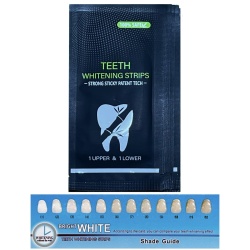 Set Benzi pentru albirea dintilor cu carbune activ, Fara peroxid, NeoSimply, 14 plicuri, 28 strips 65 g - Img 3