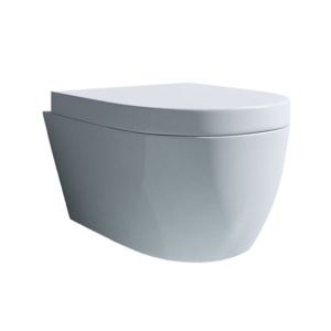 Set Bideu si Vas WC PRO MOUSE LAURA RIMLESS, montaj suspendat, ceramica sanitara, Capac Soft-Close inclus - Img 4