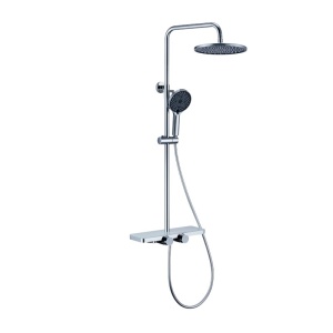 Set de dus F13A, Dus cu efect de ploaie, Finisaj Crom