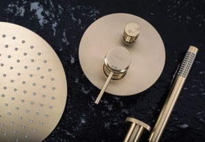 Set de dus incastrat REA LUNGO GRIP , Culoare Gold Brush +Box - Img 2