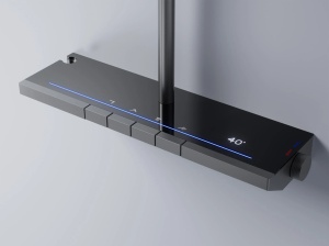 Set de dus REA Pedro, Design Modern cu Termostat, Culoare Titanium - Img 3