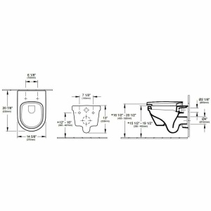 Set vas wc Villeroy&Boch Omnia Architectura DirectFlush cu capac soft close, montaj suspendat - Img 5