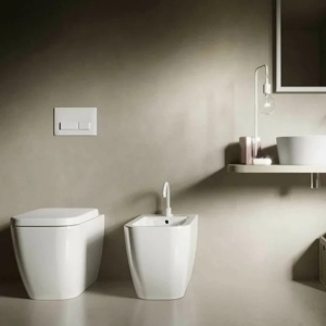 Vas wc pe pardoseala Hatria Bianca Back-to-Wall Rimless - Img 5