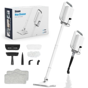 Aparat Curatat Aburi SeveShop® Teendow SC-05 1200W, Mop Cu Aburi Portabil 2 Bar, Incalzire Rapida 60s, Mop Electric Multifunctional 350ml, Abur 100-115°C, Curatare Fara Detergenti Pentru Gresie, Parchet, Covoare, Aparat Curatat Aburi Profesional