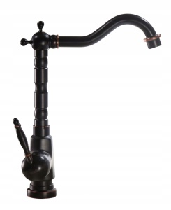 Baterie lavoar/bucatarie REA ERA BONA OLD HIGH, Montaj pe blat, inaltime 28 cm - Img 1