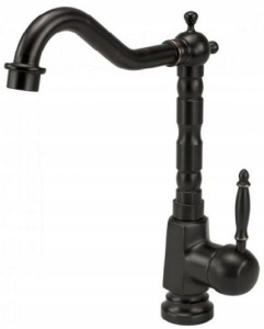 Baterie lavoar/bucatarie REA ERA BONA OLD HIGH, Montaj pe blat, inaltime 28 cm - Img 3