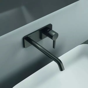 Baterie lavoar incastrata Ideal Standard Atelier Joy gri Magnetic Grey pipa 22 cm - Img 2