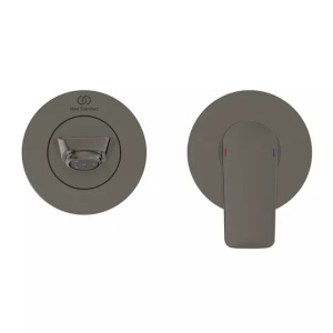 Baterie lavoar incastrata Ideal Standard Connect Air pipa 23 cm gri Magnetic Grey fara corp ingropat - Img 2