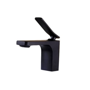 Baterie lavoar PRO NEGRO 4421BL-P Black, Montaj pe lavoar, inaltime12 cm, finisaj Negru Mat