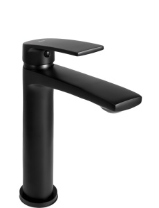 Baterie lavoar REA LUPPO, Inaltime 17cm, finisaj Negru mat - Img 2