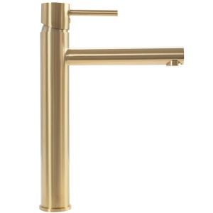 Baterie lavoar REA TESS Light GOLD Perlator, Inaltime 32cm, finisaj Auriu - Img 2