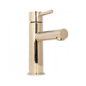 Baterie lavoar REA Tess Low Gold, Inaltime 18cm, finisaj Auriu - Img 4