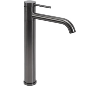 Baterie pentru baie REA Lungis, Design Modern, Culoare Gun Grey Super High - Img 1