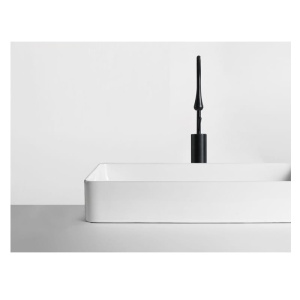 Baterie pentru lavoar Ika, 47 cm, Finisaj Negru Mat - Img 2
