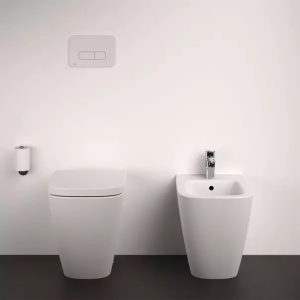 Bideu pe pardoseala Ideal Standard i.life S BTW alb lucios - Img 6
