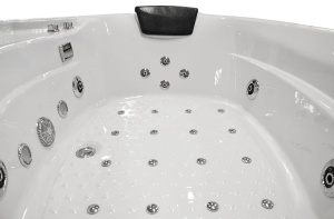 Cabina de baie SPA cu hidromasaj si functie sauna cu aburi, Dimensiune 150x150x220cm - Img 12