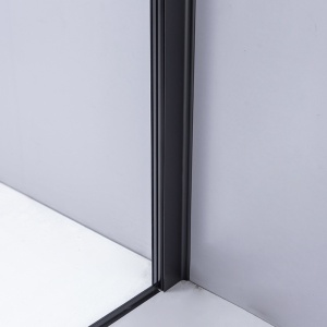 Cabina de dus BS04B Patrata 90x90cm, Design Modern Negru + Cada de dus Riko, Culoare Negru - Img 6