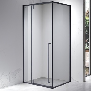 Cabina de dus BS16C Dretunghiulara , Dimensiune 120x90cm, Design Modern, Culoare Negru - Img 6