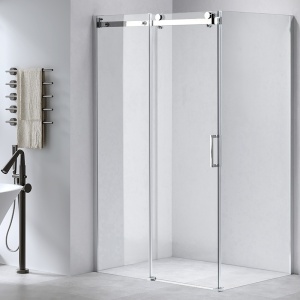 Cabina De Dus Dreptunghiulara KZ202B , Dimensiune 110x90cm, Culoare Crom - Img 4