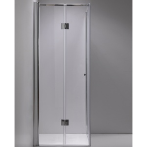 Cabina de dus KZ1180B Patrata ,Design Modern 90x90cm, Culoare Crom - Img 6