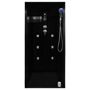 Cabina multifunctionala MO-1752B, sauna uscata, sauna cu aburi si cabina de dus, pe stanga. Dimensiune 180x110x223cm - Img 11