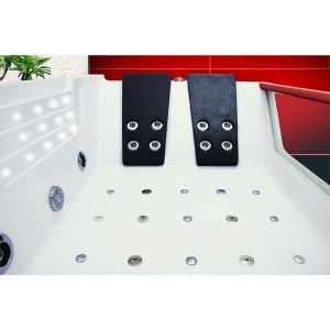 CAD?? DE BAIE CU HIDROMASAJ ??I ??NC??LZITOR IMPERIA 610H ALB?? 180x120 CM - Img 10