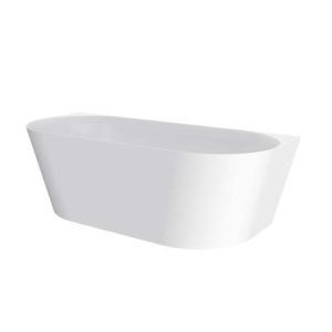 Cad?? freestanding Florida, Beatrice Slim , semi-oval??, cu instala??ie complet??, culaore alb, dimensiune 170x80cm - Img 1