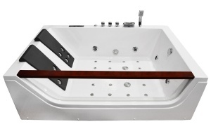 Cada de baie cu hidromasaj si incalzitor 180x120 cm, Design modern, Functii Premium - Img 5