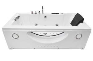 Cada de baie cu hidromasaj Turbo Spa 180 x 91 x 60 cm alba - Img 5