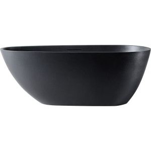 Cada de baie freestanding, Cu Design Modern , Strat Abraziv 170x75cm, Culoare Negru