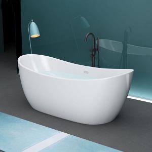 Cada De Baie PRO SONATA 150, Free-Standing, Design Modern, Alba - Img 5