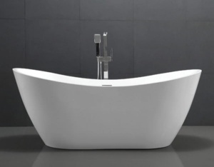Cada De Baie PRO SONET 180, Free-Standing, Design Modern, Alba - Img 7