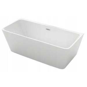 Cada de baie PRO STELLA 160, De Perete , design modern, Alba - Img 1