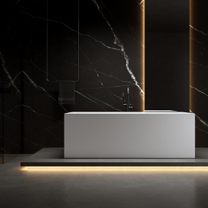 Cada de baie Santa 507C 170x75 , Culoare Alb , Deversor Cromat - Img 12