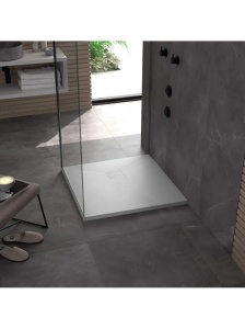 Cadita de dus Magnum Alb 90x90 - Img 3