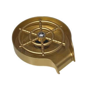 Chiuveta de bucatarie Costa Gold cu o singura cuva si cascada multifunctionala, dimensiune 75x46 cm - Img 8