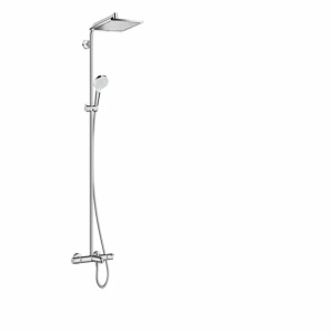 Coloana de dus cu baterie termostatata si pipa cada Hansgrohe Crometta E240