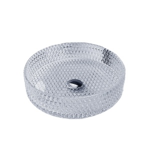 Lavoar Cristal VELDMAN pentru blat 39x12 cm,Transparent