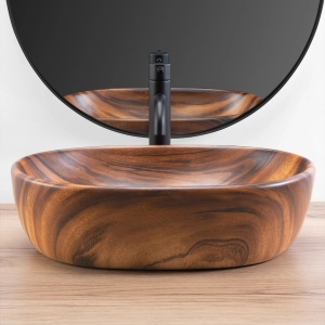 Lavoar de blat REA AMELIA WOOD MAT - Img 4