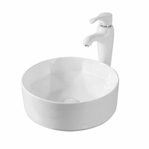Lavoar pe blat Fluminia Crystal 40x40 cm