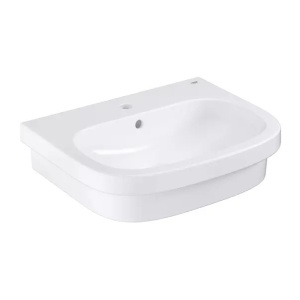 Lavoar pe blat Grohe Euro Ceramic alb Alpine White 60 cm
