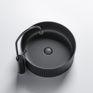 Lavoar pe Blat LAVA-MTB-RF-370 Negru mat, Canelat - Img 8