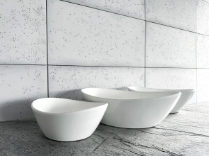 Lavoar pentru baie Rea Kate 36 cm, Cu tip de montare pe blat , Culoare Alb - Img 5