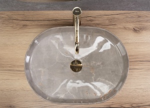 Lavoar pentru blat Rea Nadia ,Dimensiune 50cm , Culoare Casmir - Img 2