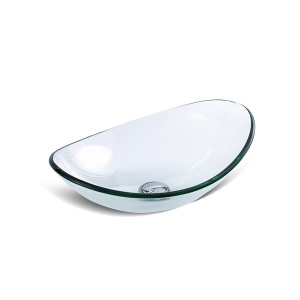 Lavoar sticla transparent VELDMAN + acesorii 54x35x15 cm - Img 4