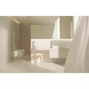 Lavoar suspendat Ideal Standard Atelier Conca 50 cm alb mat cu orificiu baterie si preaplin - Img 5
