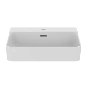 Lavoar suspendat Ideal Standard Atelier Conca 60 cm alb lucios cu orificiu baterie si preaplin - Img 3